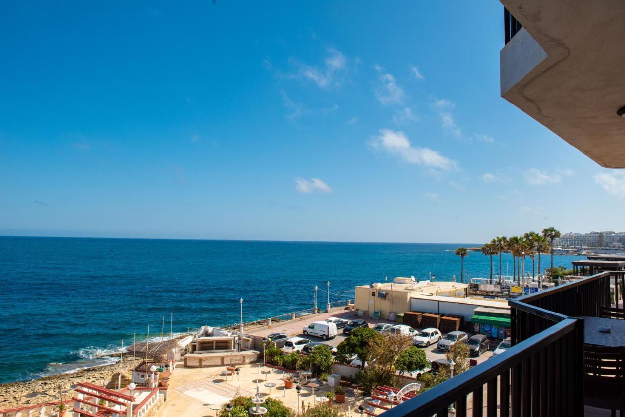 Islet Promenade Seafront 1 Bedroom With Sea View Balcony By Getawaysmalta *