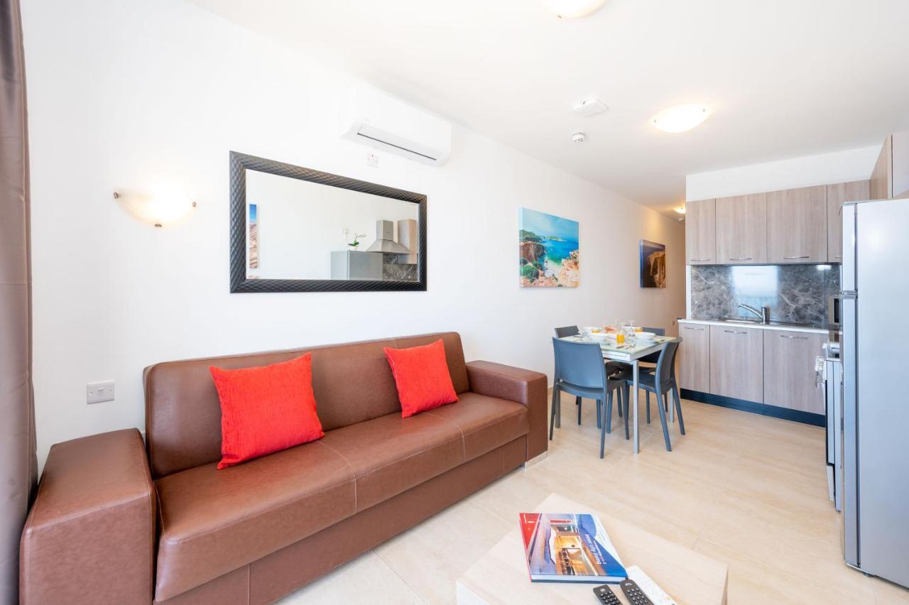 Apartment Islet Promenade Seafront 1 Bedroom With Sea View Balcony By Getawaysmalta