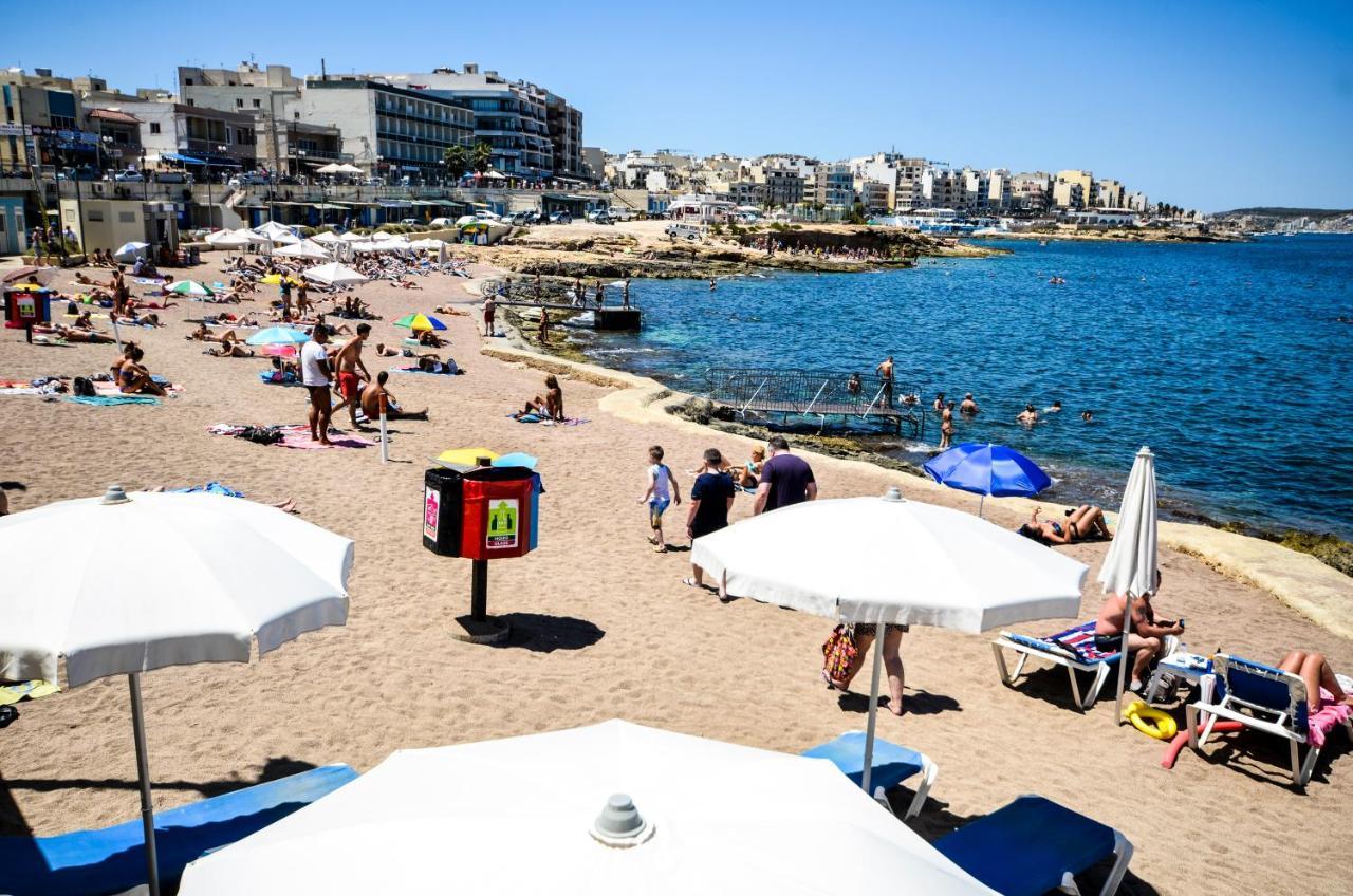 Islet Promenade Seafront 1 Bedroom With Sea View Balcony By Getawaysmalta *